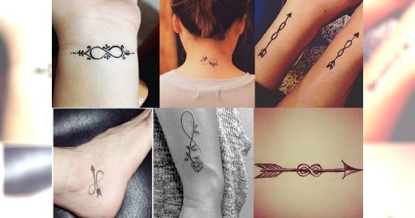 21 ślicznych inspiracji na tatuaż z symbolem nieskończoności - CUDEŃKA!