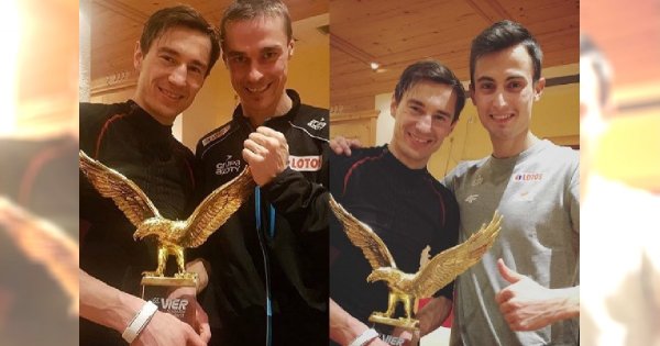 Tak Kamil Stoch cieszy się ze zwycięstwa w Turnieju Czterech Skoczni. Za to Piotr Żyła... Kochamy go!