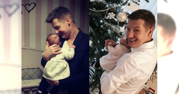 Marcin Mroczek pokazał zdjęcie ze chrztu córki! Coś cudownego