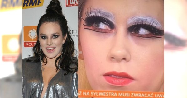 Ewa Farna też zrobiła sobie ten straszny makijaż. I wbiła szpilę. "Co w TV to musi być prawda"