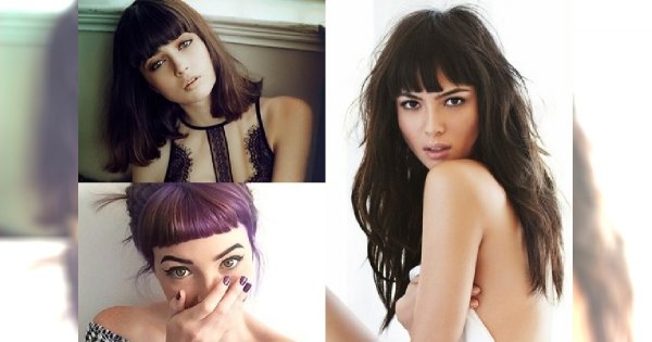 Blunt Fringe Grzywka Której W 2017 Roku Zapragnie Każda Z Nas W