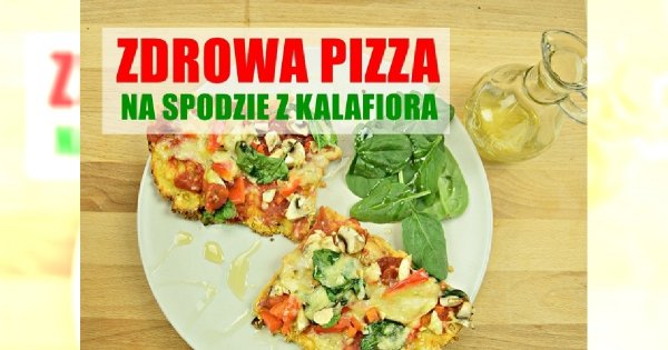 Fit pizza na spodzie z kalafiora
