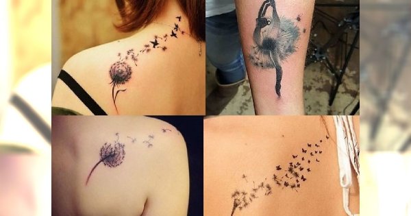 TATUAŻ DMUCHAWIEC – 20 inspiracji, które uwodzą!