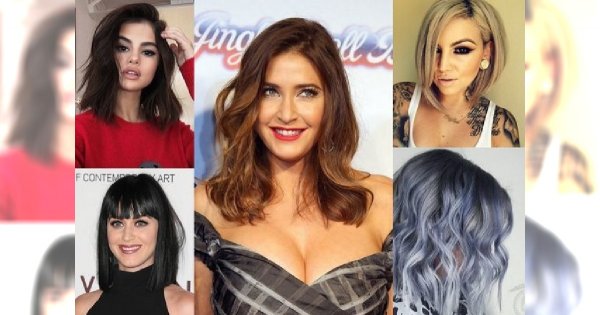 Kobiece, uwodzicielskie fryzury dla włosów średniej długości - TOP TRENDY 2017!