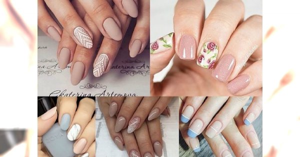 TOP 25 inspiracji na niesamowicie modny nude manicure! Postaw na gorący trend sezonu wiosna/lato 2017!