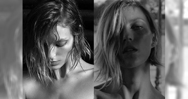 Anja Rubik pozuje TOPLESS na Instagramie. Wymyśliła sprytny sposób na obejście cenzury