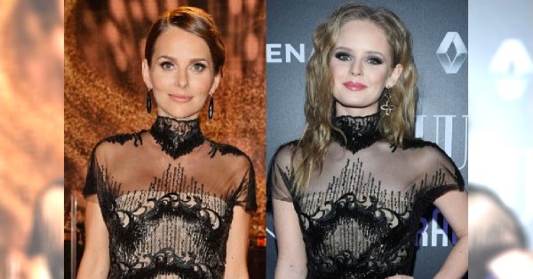 Paulina Sykut i Olga Kalicka w takich samych sukienkach. Wyglądały ZUPEŁNIE inaczej. Która lepiej?