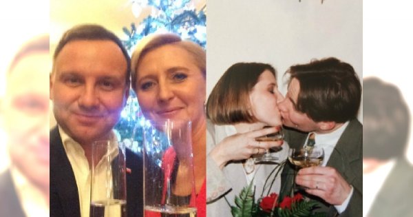 Andrzej Duda NAMIĘTNIE całuje Agatę Dudę. To zdjęcie jest hitem sieci!