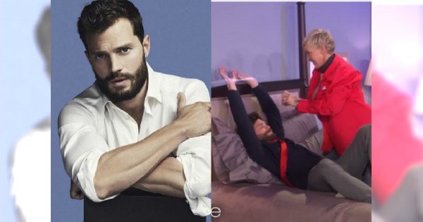 Jamie Dornan w PARODII "Ciemniejszej strony Greya". Pękniecie ze śmiechu!