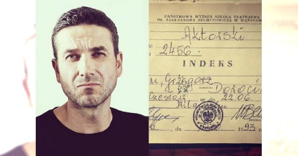 Marcin Dorociński pokazał zdjęcie z czasów studenckich! Fani: Ładny chłopiec. Bardzo się zmienił?