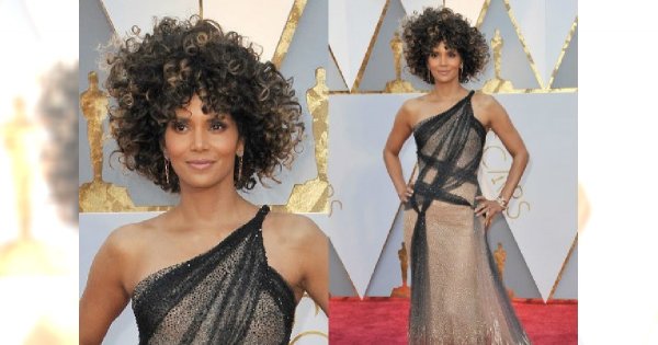 Halle Berry w zachwycającej sukni na Oscarach 2017. Ale to jej fryzura skradła show! Wiedzieliście, że ma takie naturalne włosy?