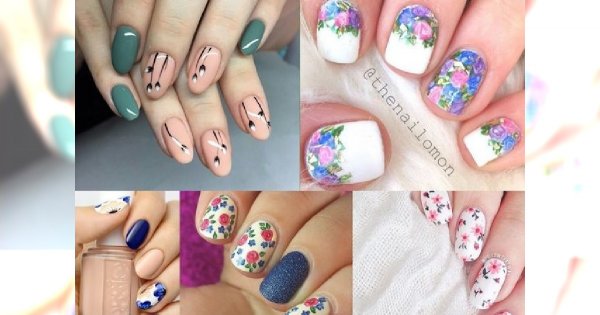 Wiosenne inspiracje manicure - duża galeria wzorków, które skradną Ci serce!