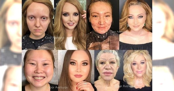 NIEWYOBRAŻALNE METAMORFOZY! Makijaż sprawił, że wyglądają jak milion dolarów. A wcześniej...? Zobaczcie!