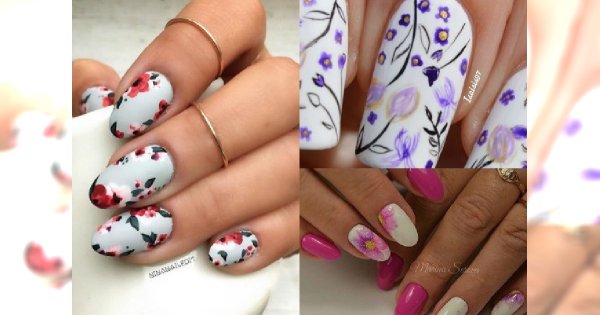 Manicure wiosenny 2018: zobacz najpiękniejsze kwiatowe zdobienia