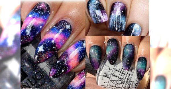 "Galaxy nails": Kosmiczny manicure, którym olśnisz znajomych! [+TUTORIAL]