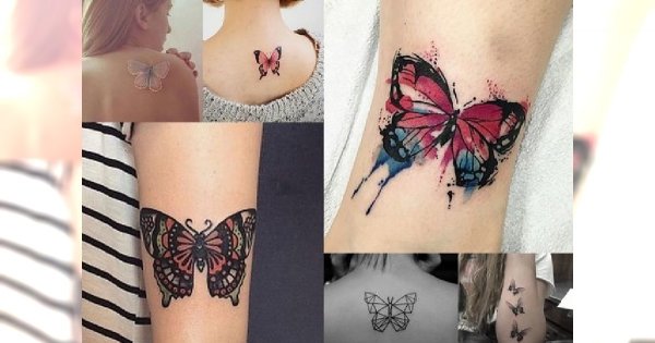 Śliczne tatuaże z motywem motyla - kochamy ten kobiecy wzór!