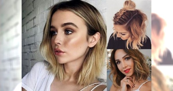 Fryzurki dla półdługich włosów! Galeria fryzjerskich trendów 2017!