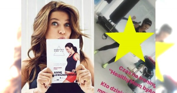 Anna Lewandowska ćwiczy na SIŁOWNI w 9. miesiącu ciąży! "Nie odpuszczaj! Do boju"