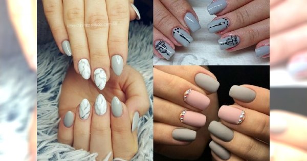 Manicure 2017: 50 twarzy szarości! Szary manicure nie musi być nudny