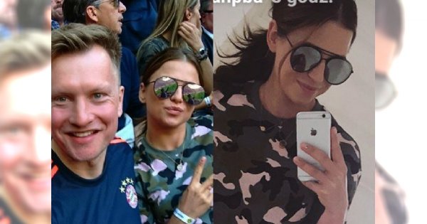 Anna Lewandowska w 9 miesiącu ciąży na meczu męża. Jak duży jest już jej brzuch?