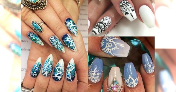 MANICURE inspirowany MANDALĄ to gorący trend 2017! Zobacz najbardziej urzekające wzory