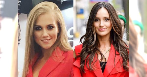 Agnieszka Kaczorowska i Marina Łuczenko-Szczęsna w czerwonym garniturze! Która wygląda w nim lepiej?