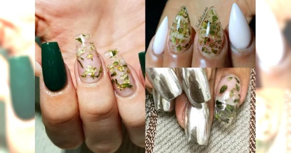 Manicure z listkami PRAWDZIWEJ marihuany robi furorę na Instagramie. Weedicure to hit czy kit?