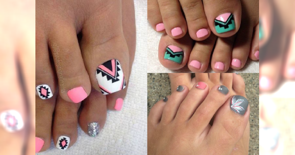 Pedicure 2017: o malowaniu paznokci u stóp rzadko się mówi, ale te wzory są tak niezwykłe, że nie mogłyśmy się oprzeć!