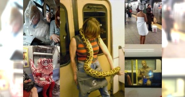 Dziwni pasażerowie transportu publicznego, o których nie da się zapomnieć! Aż 23 skrajne przypadki!