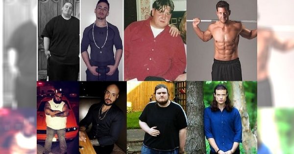 8 mężczyzn, którzy stracili wiele zbędnych kilogramów i zostali okrzyknięci macho światowego formatu! CO ZA ZMIANY! To te same osoby?!
