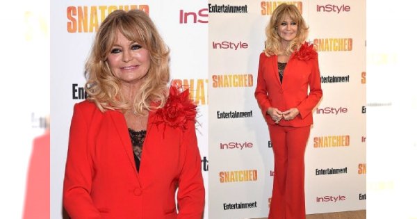 71-letnia Goldie Hawn na premierze filmu. Wygląda na swój wiek?