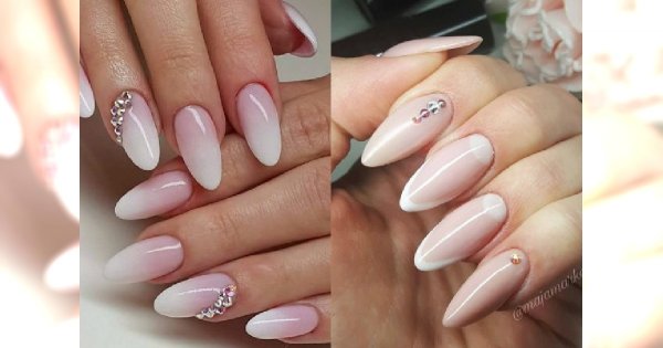 Baby boomer czyli mleczne ombre manicure. Idealne dla panny młodej i nie tylko!