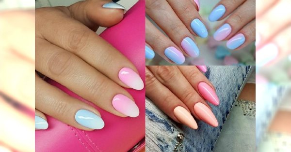 Manicure 2018: Pastelowe ombre manicure idealne na wiosnę