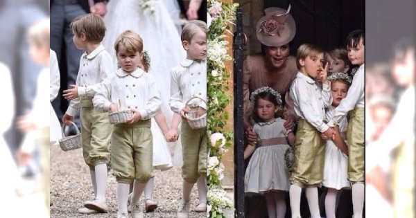 Dzieci skradły show na ślubie Pippy Middleton! Musicie zobaczyć księcia George'a i księżniczkę Charlotte!