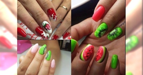 Manicure 2017: Paznokcie z rysunkiem owoców to bardzo smaczny trend! Będzie ci trudno powstrzymać się przed jedzeniem