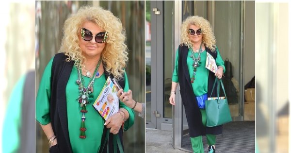 Magda Gessler w stylizacji "na żabę". Okulary to istne cudo! Za to buty... Hit czy kit?