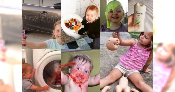 22 zdjęcia, które udowadniają, że rodzice muszą mieć nerwy ze stali! Poznaj dzieciaki, które skradły serca internautów z całego świata!