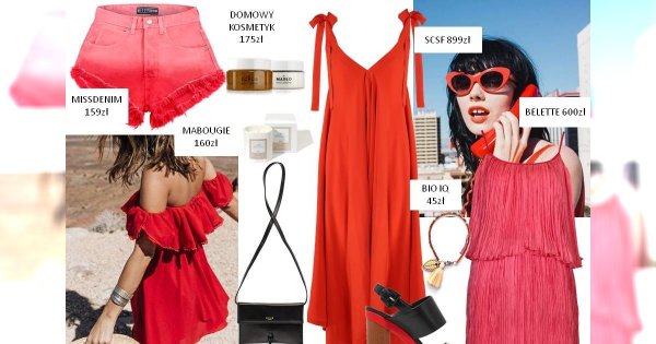 WAKACYJNA MODA: Karminowe lato!