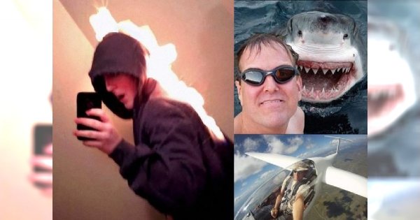 13 najbardziej ekstremalnych selfie z sieci! To jeszcze odwaga czy już głupota? Zdjęcie nr 8 zwala z nóg!