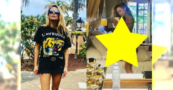 Małgorzata Rozenek na wakacjach pozuje w skąpym BIKINI. A w łóżku obok śpi Majdan