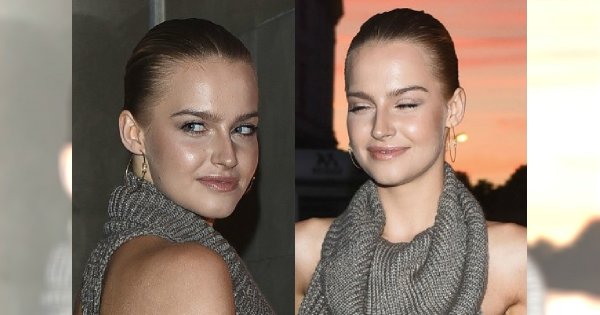 Karolina Pisarek z "Top Model" założyła sweter z golfem, ale i tak było widać jej PIERSI!