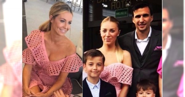 Partnerka Jarosława Bieniuka w takiej samej sukience co Lady Rozenek! Która lepiej?