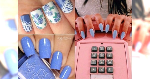 Manicure na lato 2018: Cornflower nails czyli paznokcie w kolorze chabru! Zobacz najlepsze propozycje nowego błękitu