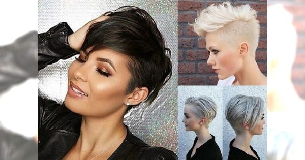 Katalog kobiecych fryzurek z krótkich włosów - TRENDY 2017!