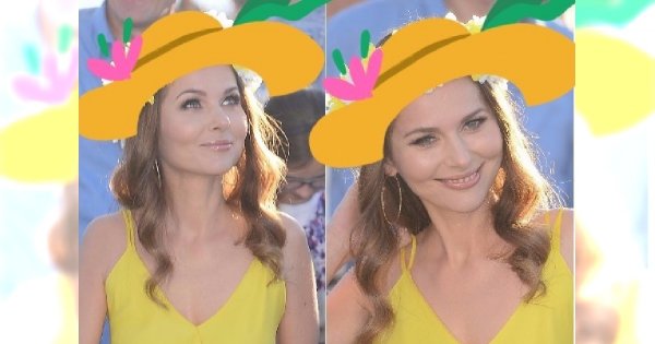 Paulina Sykut-Jeżyna w słonecznej sukience, ale my patrzymy na nakrycie głowy. To najmodniejszy dodatek w tym sezonie!