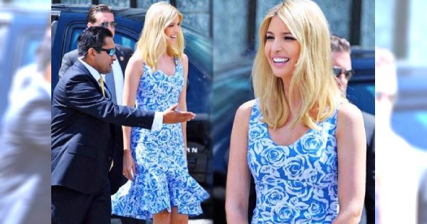 Ivanka Trump składa kwiaty pod Pomnikiem Bohaterów Getta w sukience w róże. Czy to odpowiednia kreacja? W sieci burza
