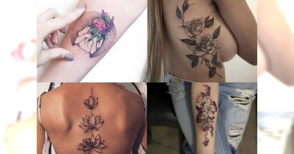 Kilkanaście bardzo kobiecych tatuaży - przegląd trendów 2017!