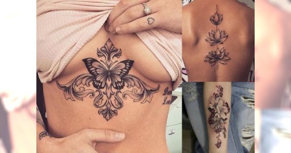 Wzory tatuażu, obok których nie da się przejść obojętnie - mega dziewczęce motywy 2017!