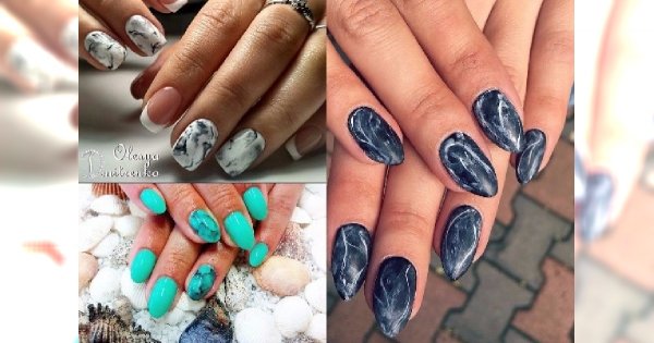 Marmurkowy manicure 2017: nowe nieoczywiste propozycje. Sprawdź je!