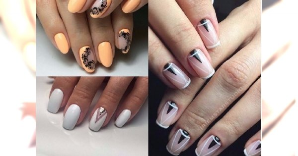 Manicure 2017: Negative space - wycinanka na paznokciach. Zobacz najlepsze wzory!